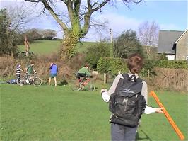 Frisbee fun in Staverton Park